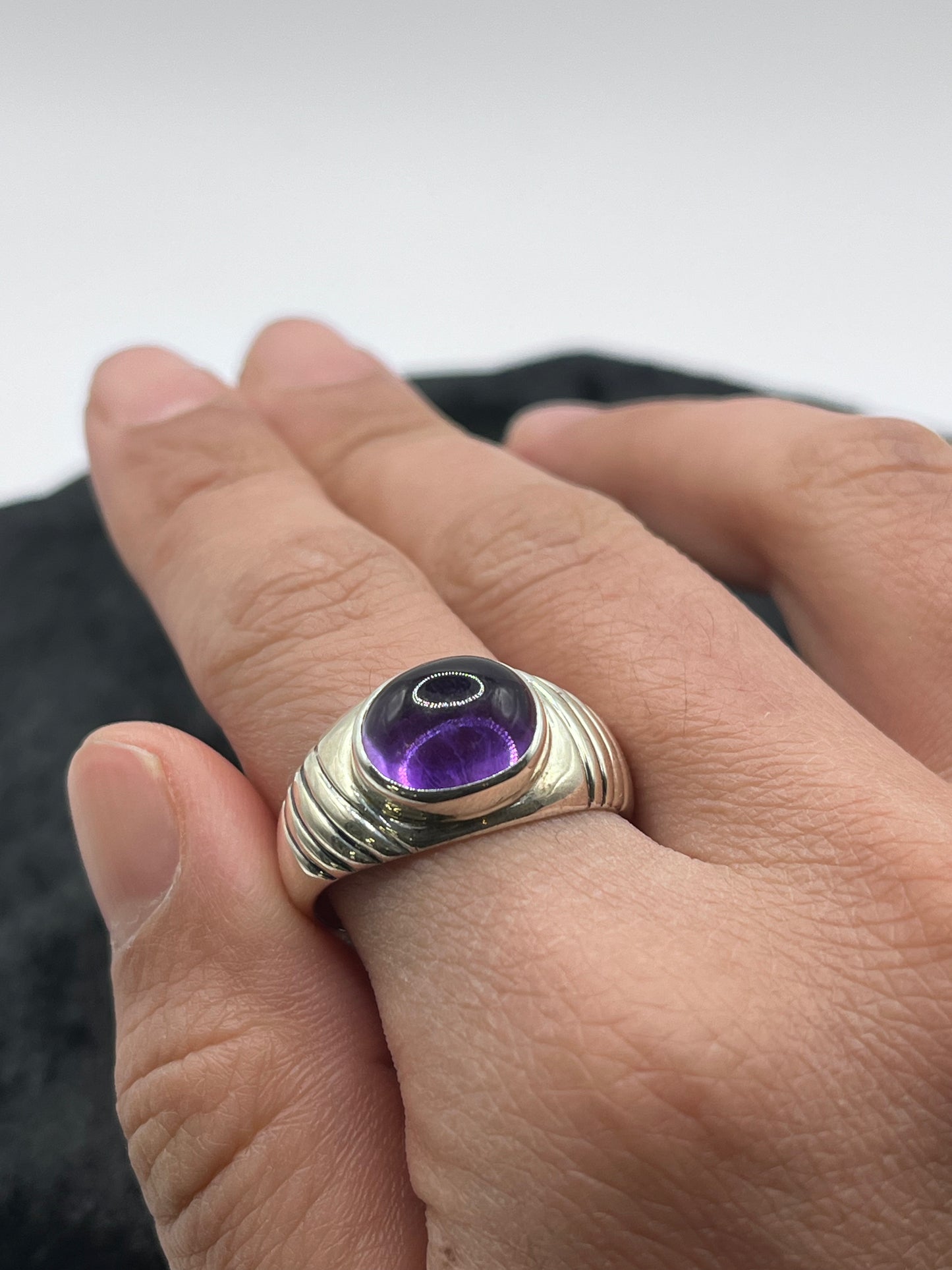 Amethist Zilveren Ring - Innerlijke Rust & Spirituele Bescherming