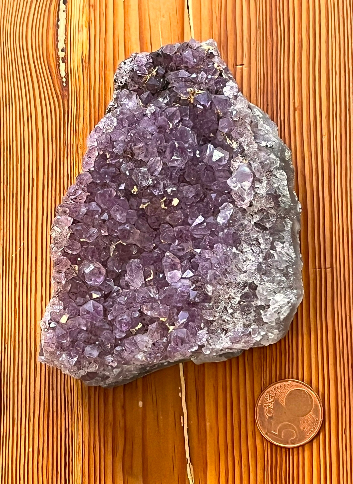 Amethyst cluster, 346 gr, 11x7x3 cm, artikel 1-10