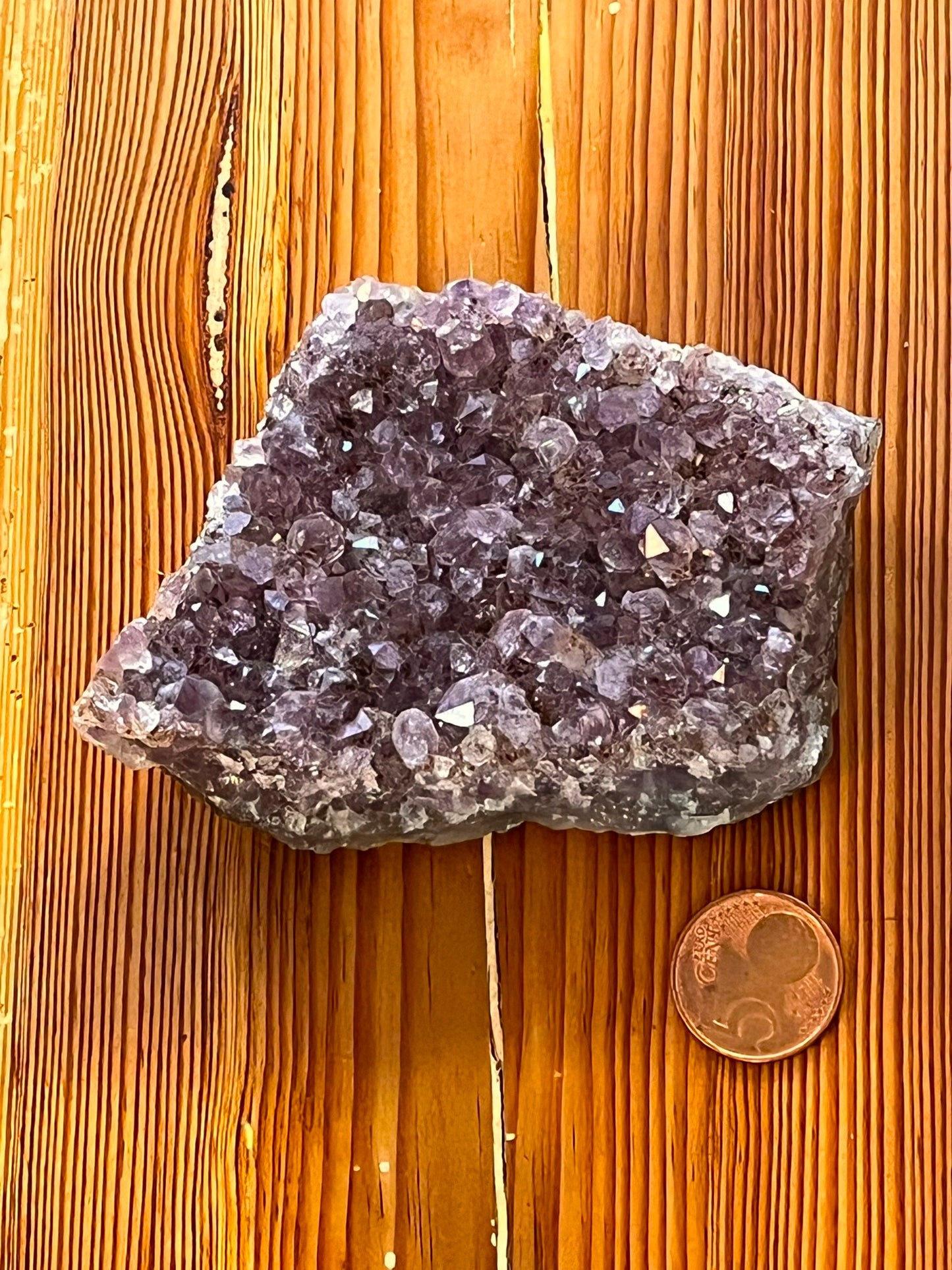 Amethyst cluster, 229 gr, 10x7.5x2.5 cm, artikel 1-8