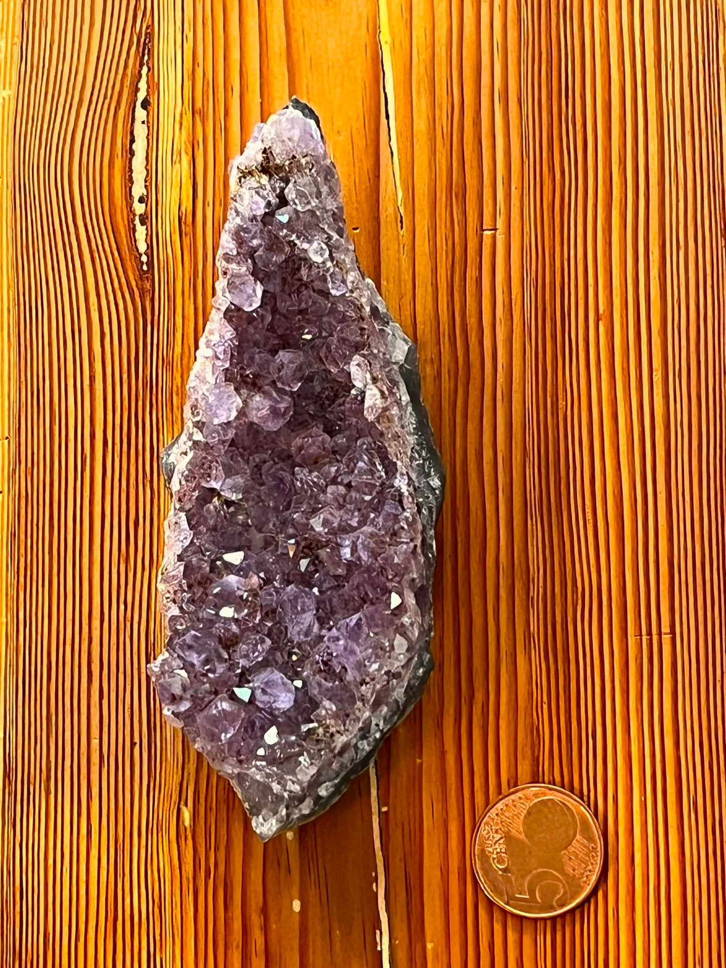 Amethyst cluster, 187 gr, 12x5x3 cm, artikel 1-6