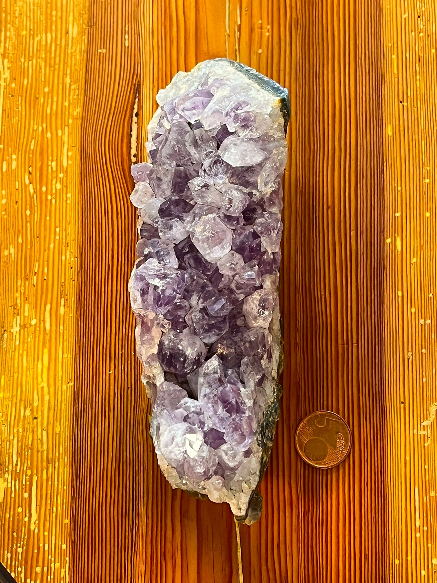 Amethyst cluster, 774 gr, 17x6x5 cm, artikel 1-14