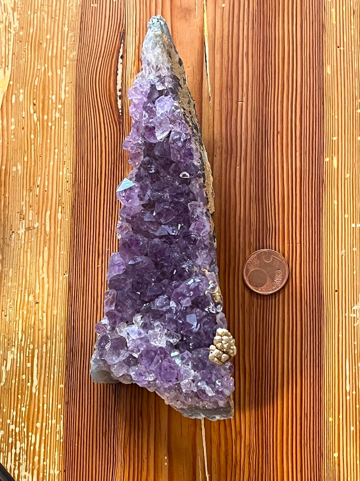 Amethyst cluster, 434 gr, 18.5x7x3.5 cm, artikel 1-16