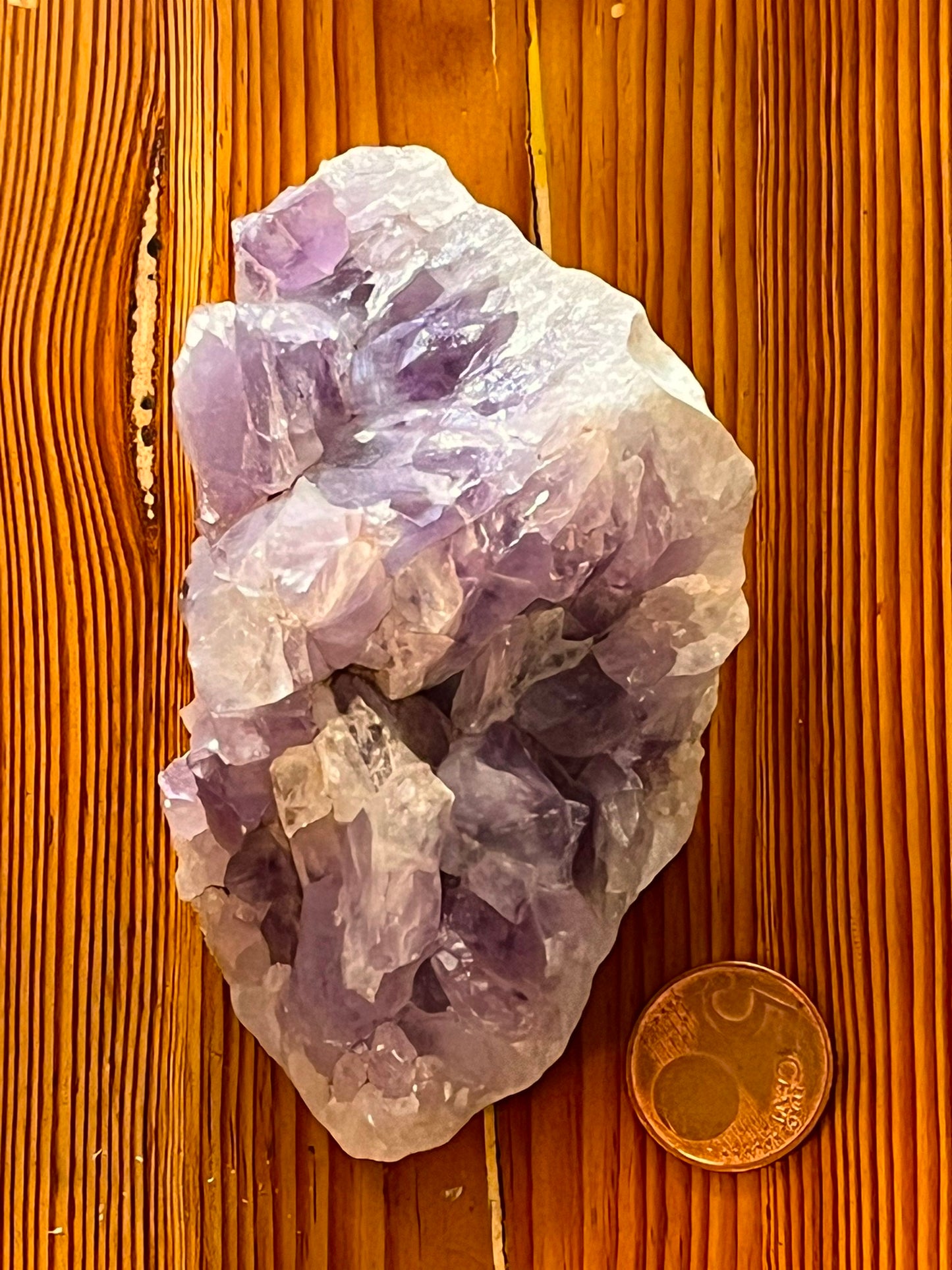 Amethyst cluster, 298 gr, 10x6x5 cm, artikel 1-11