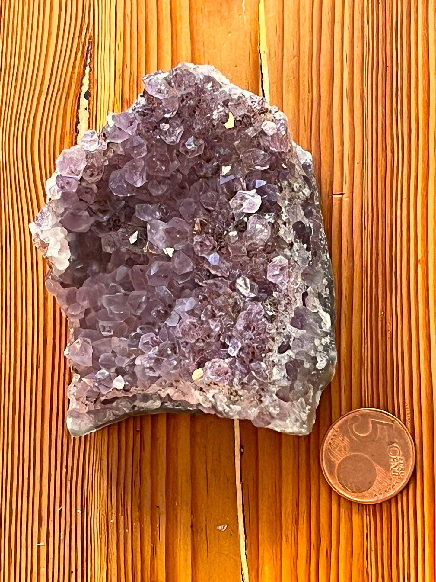 Amethyst cluster, 212 gr, 8.5x6x3 cm, artikel 1-3