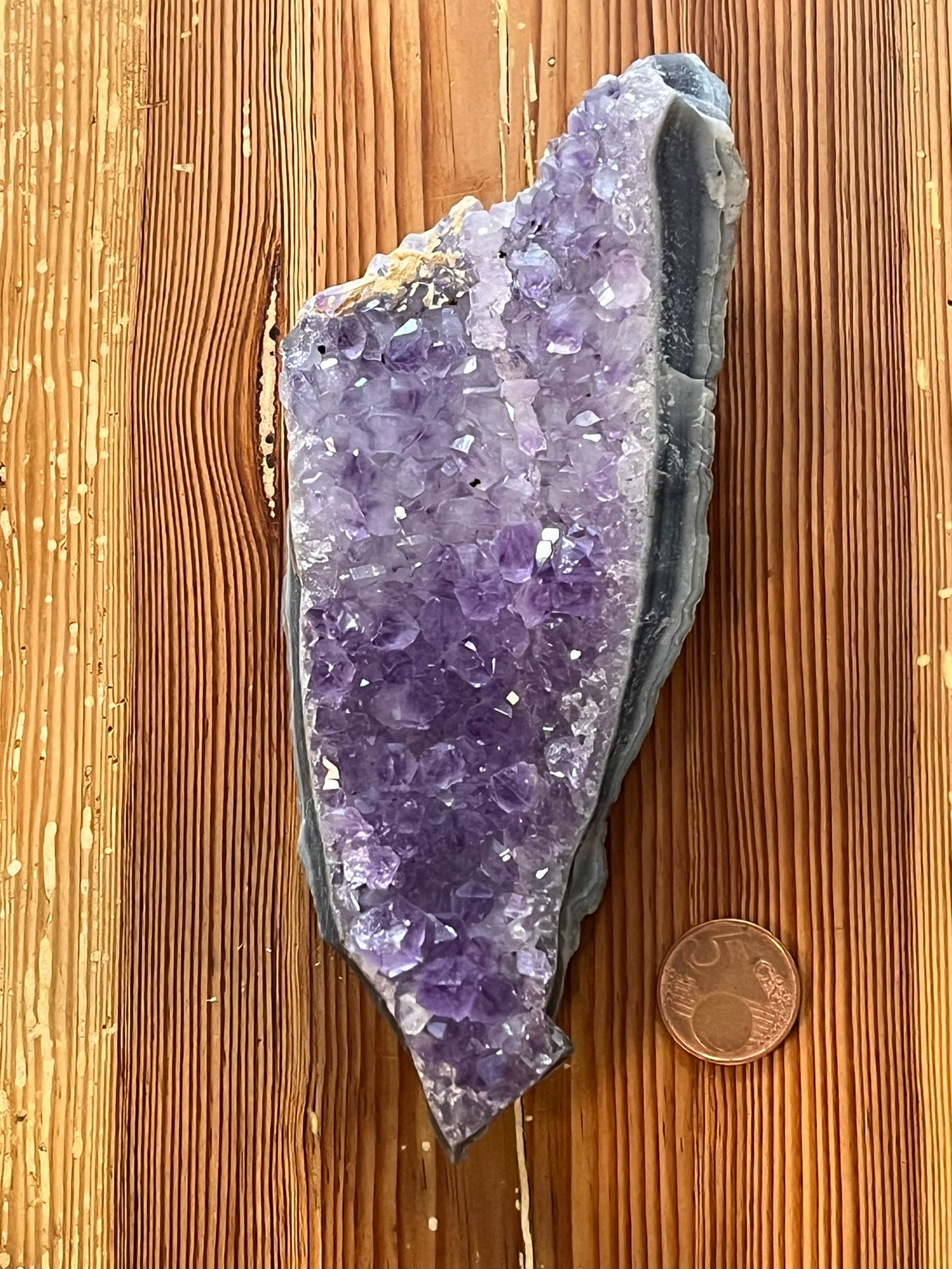 Amethyst cluster, 336 gr, 16x11x3 cm, artikel 1-12