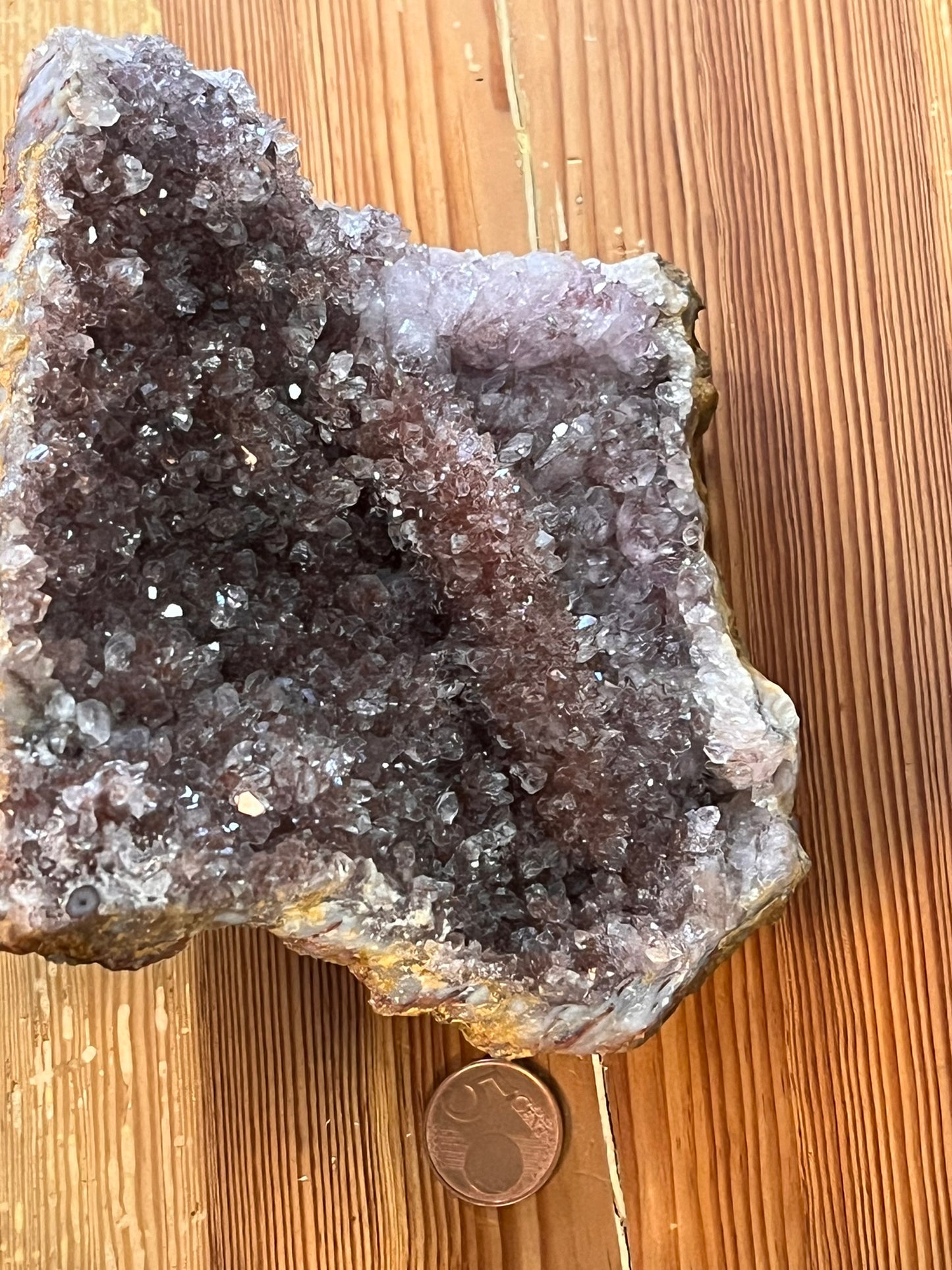 Amethyst cluster, 700 gr, 12x12x4 cm, artikel 1-21