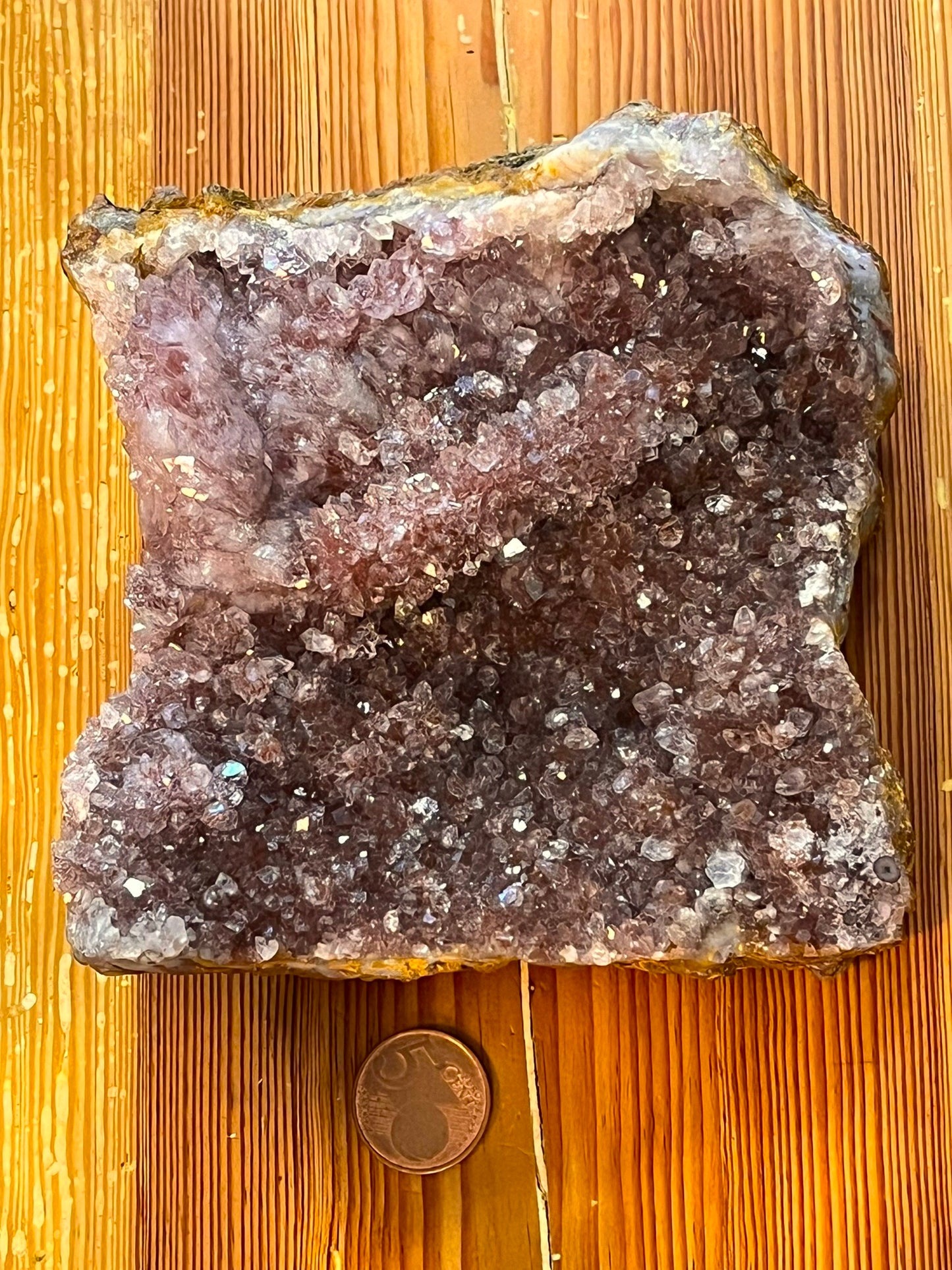 Amethyst cluster, 700 gr, 12x12x4 cm, artikel 1-21