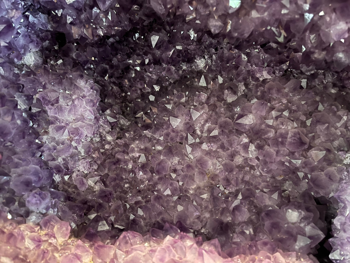 Amethyst geode, 50,3 kg, 38x35x53, Artikel 7-9