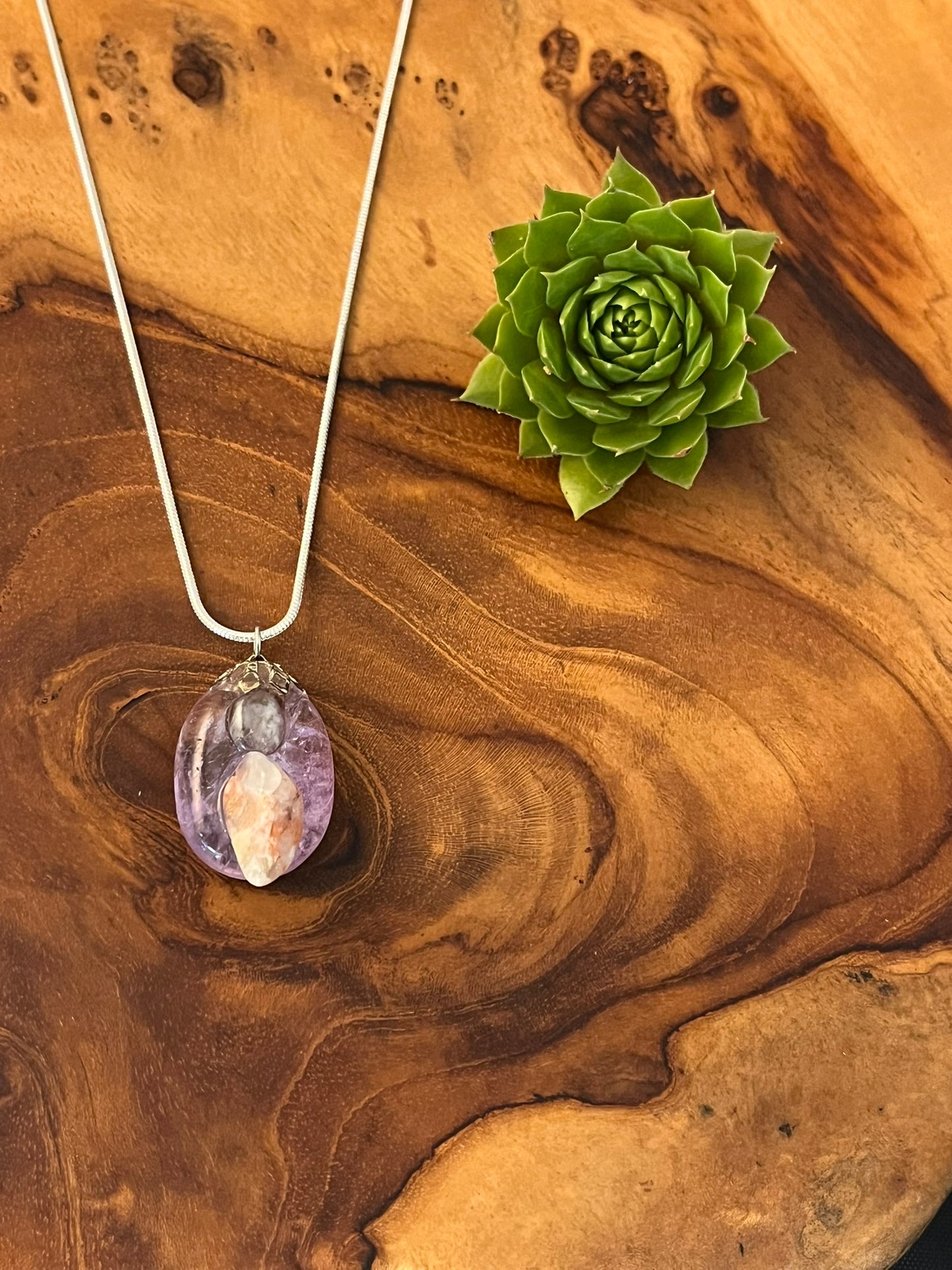 Amethyst, Aquamarijn en Zonnesteen